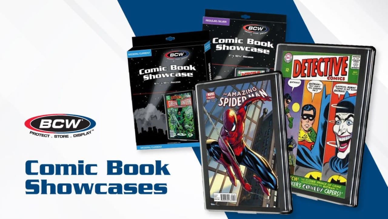 Comic Book Showcase Displays
