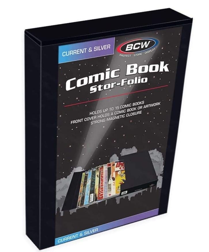 comic store folio example