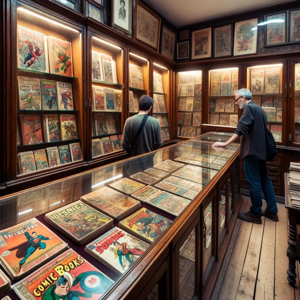 vintage comic books