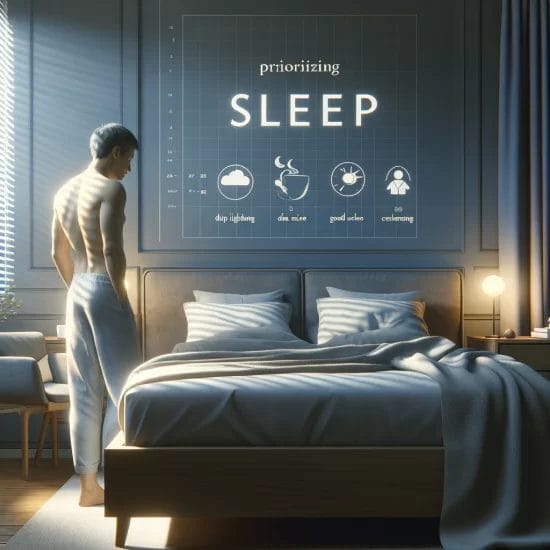 prioritizing sleep