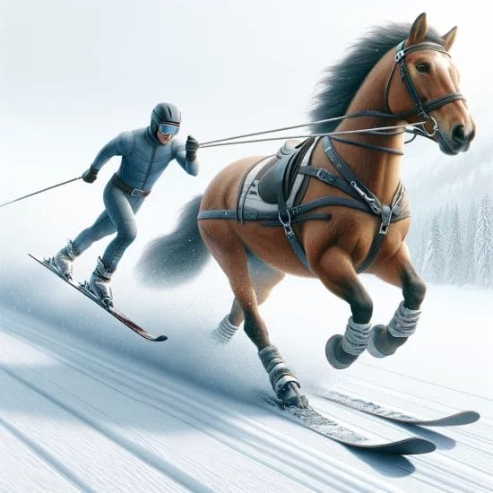 Skijoring